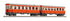 Lilliput Railways 2-unit set, 4-axle coach, B4ip/s 30 und 31, red & cream, ZB, Ep.IV
