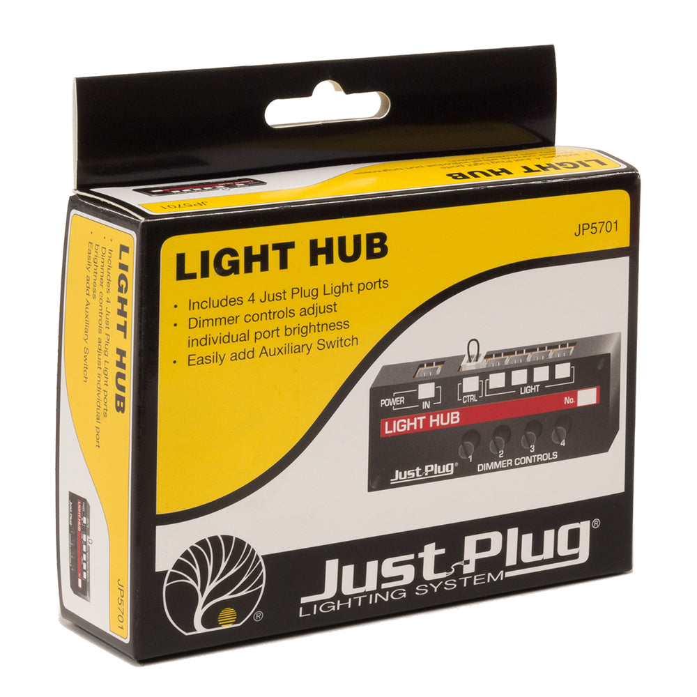 Woodland Scenics Just Plug Lights/Hub Set Warm White WOOJP5700 Woodland Scenics Just Plug Lights/Hub Set Warm White WOOJP5700