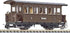 Lilliput Railways Coach Bi/s of the Zillertalbahn, no. Bi 13, epoch III b
