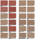 Slaters Embossed Plastikard 0402 2mm Scale English Bond Brick Red