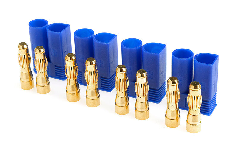 G-Force RC 1014-003 Connector EC5 gold contacts male (4 pcs) – Malcs Models
