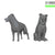 Modelu TT:120 Border Collie x2