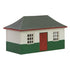 Scenecraft OO Gauge 44-1014 Wooden Pagoda Shed White & Green