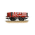 Bachmann 37-060A 5 Plank Wagon Wooden Floor 'R. Fred. Cole Coal & Coke Merchant' Red