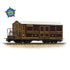 Bachmann 009 Rolling Stock 394-076 Ffestiniog Railway Curly Roof Van No.1 FR Lined Plum