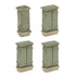 Scenecraft N Gauge 42-560 Lineside Cabinets (x4)