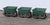 Peco 009 Rolling Stock - Hudson Rugga V Skips Grey-Green