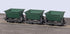 Peco 009 Rolling Stock - Hudson Rugga V Skips Grey-Green