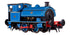 Dapol 00 Gauge 4S-024-004 Hawthorne Leslie 0-4-0 Blue Lined Yellow PLA 56