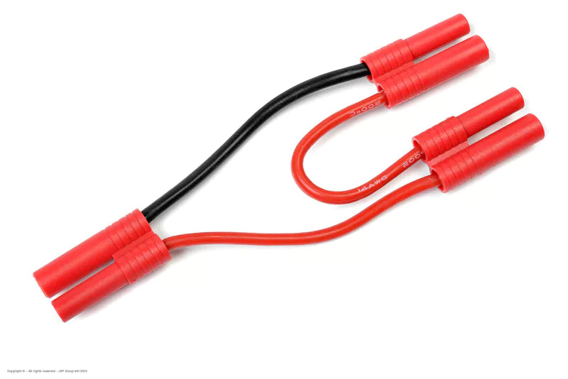 G-Force RC 1320-120 Y-lead Serial 4.0mm gold connector, silicon wire 1 ...