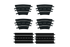 Carrera Track 1/24 & 1/32 - Extension Set 2 (std straight (x2) & 1/30° curve (x4)