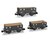 Rapido Trains N Gauge SECR Wagons Pack 3 - SECR Livery 7 Planks (Dia.1355)