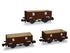 Rapido Trains N Gauge SECR Wagons Pack 3 - SR pre-36 Livery 7 Planks (Dia.1355)