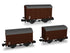 Rapido Trains N Gauge SECR Wagons Pack 4 - SR post-36 Livery 10t Covered Vans (Dia.1426)