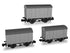 Rapido Trains N Gauge SECR Wagons Pack 4 - BR Livery 10t Covered Vans (Dia.1426)