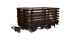 Livestock Wagon – Plain Brown No.25