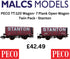 PECO TT:120 Wagon- 7 Plank Open Wagon Twin Pack - Stanton