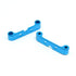 RC Accessories Sus Arm Mount Fr & Rr Blue Aluminum TT01 (Rc Overhaul)