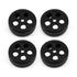 RC Accessories Buggy Wheel & Tyre Set 1/8th Onroad, Black (Rc Overhaul)