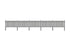 PECO TT:120 - GWR SPEAR FENCING STRAIGHTS 900MM