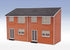 Peco OO Gauge Lineside Kits LK-213 1960s House Backs  - Laser Cut Kit