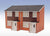 Peco OO Gauge Lineside Kits LK-212 1960s House Fronts  - Laser Cut Kit