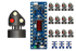 DCC Concepts ALPHA MIMIC 12x STEAM Era 3-light Ground Signal