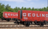 PECO TT:120 Wagon- 7 Plank Open Wagon Twin Pack - Gedling