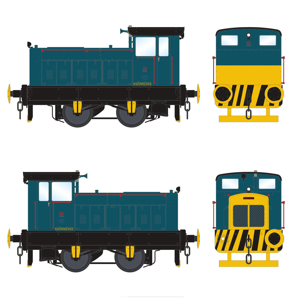 Accurascale O Gauge Ruston & Hornsby Shunter No.338413/1953 - National ...