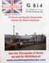 Modelmaster Decals - MMG814 (OO Gauge) Smoke Box Numbers for ex LNER K3 2-6-0