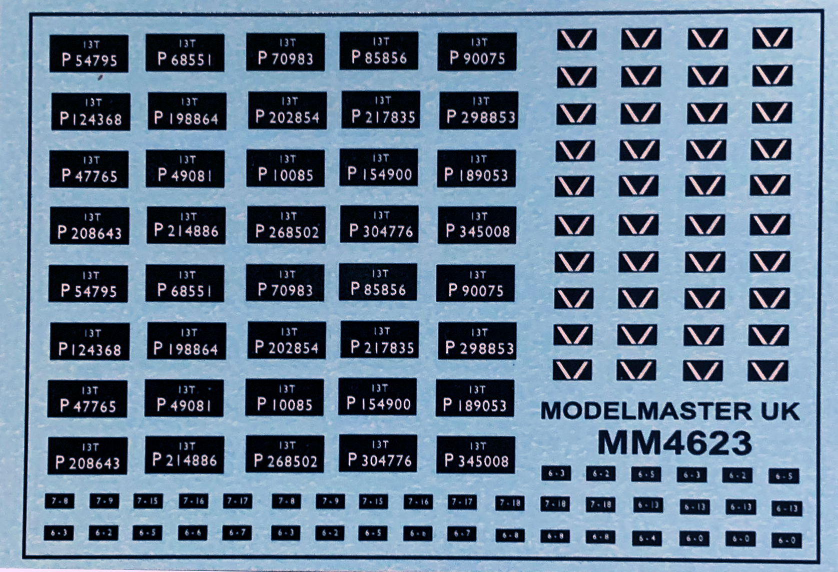 Modelmaster Decals Modelmaster Decals - MM4623 (OO Gauge) Ex Private Owner 7 & 8 Plank Op ...