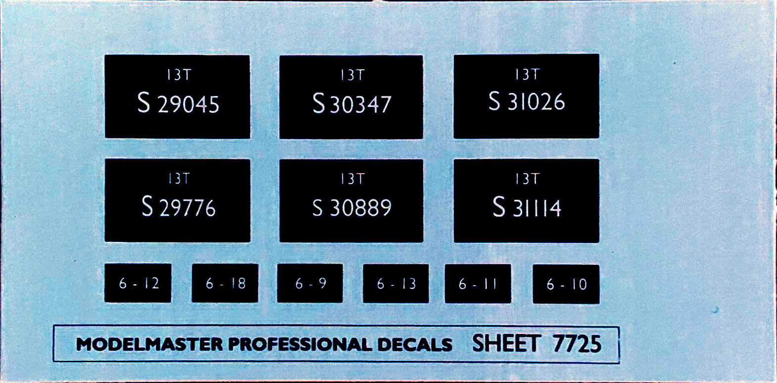 Modelmaster Decals Modelmaster Decals - MM7725 (O Gauge) Ex SR 8 Plank Unfitted Open Wago ...