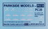 Modelmaster Decals - MMPC26 OO Gauge Decals for Peco Parkside 4mm Scale Wagon Kit