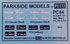 Modelmaster Decals - MMPC84 OO Gauge Decals for Peco Parkside 4mm Scale Wagon Kit