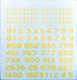 Modelmaster Decals - MSR001 (OO Gauge) Southern Typeface/markings, with BAE markings and Loco Numbers