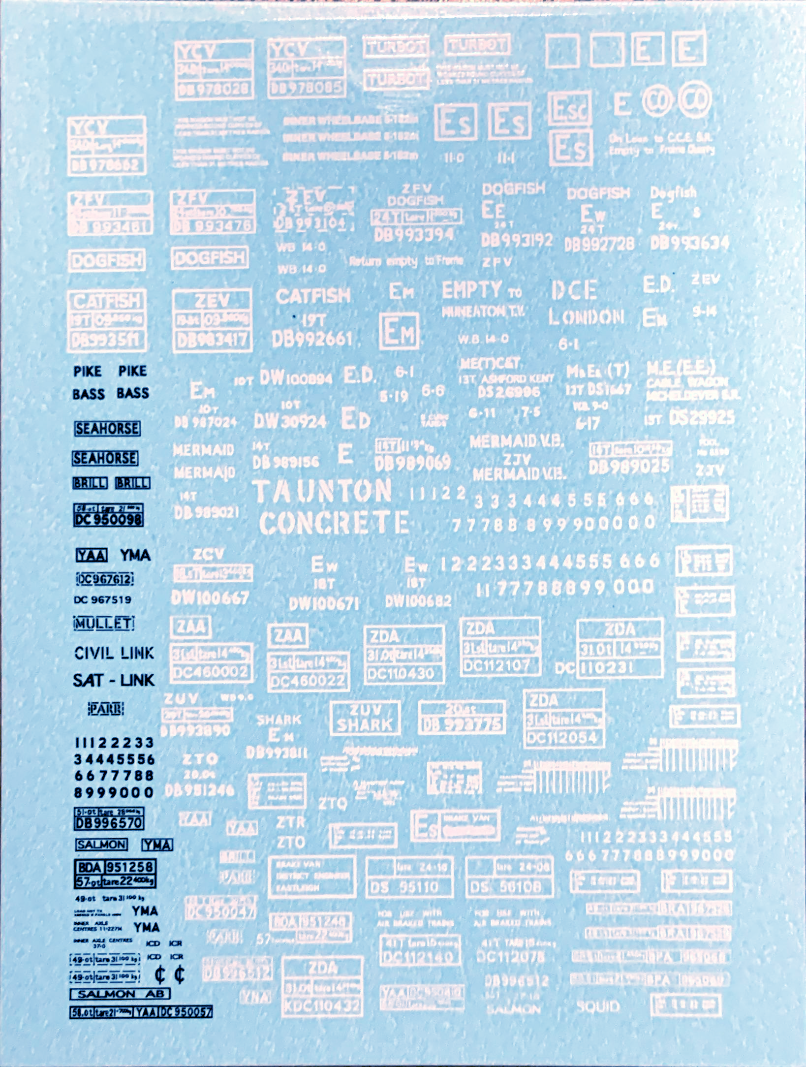 Modelmaster Decals Modelmaster Decals -MM4867 (OO Gauge) Ex Cambrian Kits Sheet CT4 for E ...