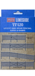 PECO TT:120 GWR Spear Fencing, Gates & Ramps - LK12117