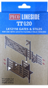 PECO TT:120 Lineside Gates & Stiles - LK12118