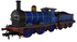 Rapido Trains OO Gauge SECR 01 No.65 Bramble Bluebell Railway Blue Livery - DCC Sound Fitted