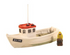 Harburn Hamlets OO Gauge QS400 Lobster Boat (Red Roof) With Fisherman