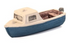 Harburn Hamlets OO Gauge QS403 Motorboat Blue