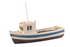 Harburn Hamlets OO Gauge QS411 Small Fishing Boat Forward Wheelhouse
