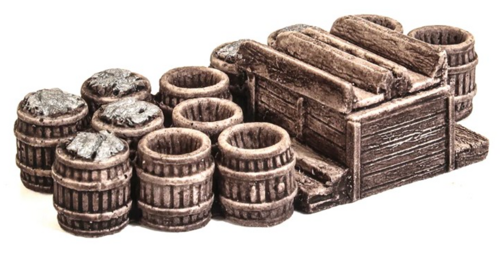 Harburn Hamlets OO Gauge QS423 Fish Barrels – Malcs Models