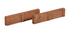 Harburn Hamlets OO Gauge SS300 High Brick Wall - Straight (205mm)