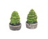 Harburn Hamlets OO Gauge SS312 Two Green Trees in Concrete Planters