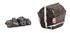 Harburn Hamlets OO Gauge SS379 Communal Refuse Bin & Grouped Poly Sacks