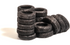 Harburn Hamlets OO Gauge SS393 Car Tyres, piled & leaning
