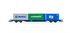 Hornby TT:120 TOUAX KFA Container Wagon with 3 x 20 Containers- TT6032