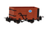 Thomas & Friends 009 High Sided Wagon - Brown