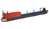 Scenecraft OO Gauge 44-1017 Coal Barge - Red
